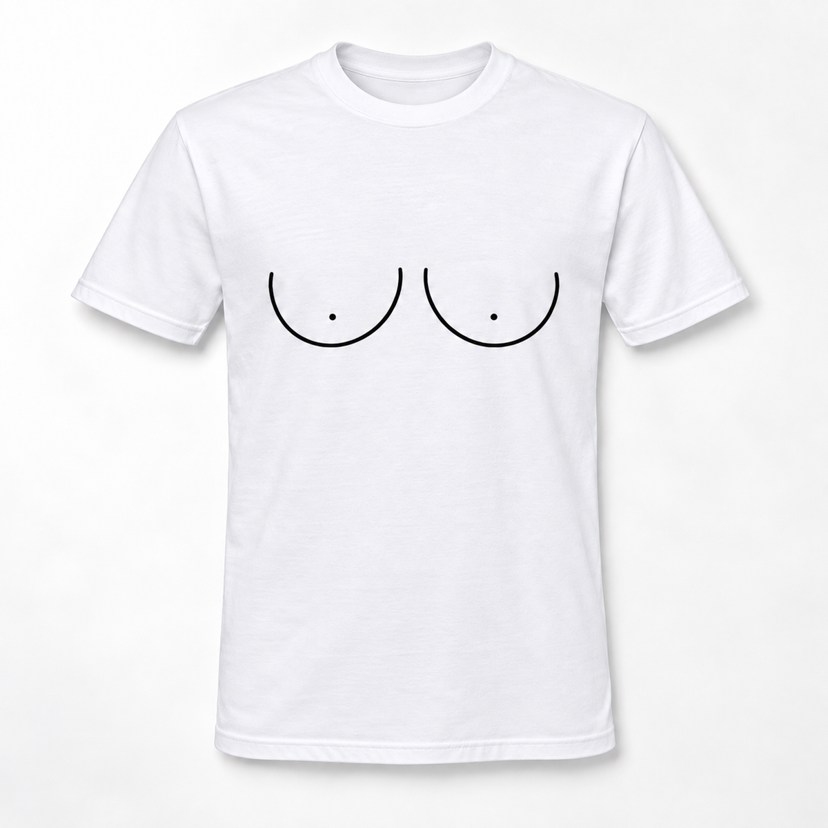 Boob Line Art T-Shirt