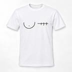Left Breast Mastectomy Line Art T-Shirt