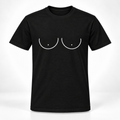 Boob Line Art T-Shirt