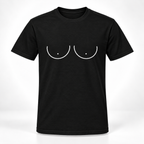 Boob Line Art T-Shirt