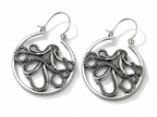 Octopus Hoop Earrings