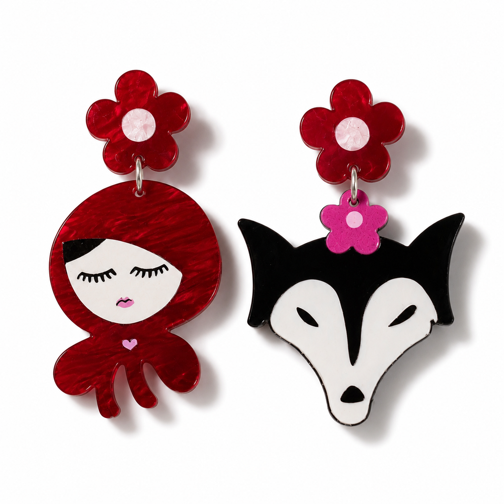 Little Red Riding Hood Earrings
