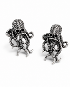 Gothic Octopus Earrings