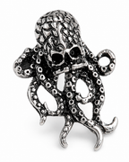 Gothic Octopus Earrings