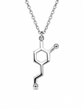 Serotonin Molecule Necklace