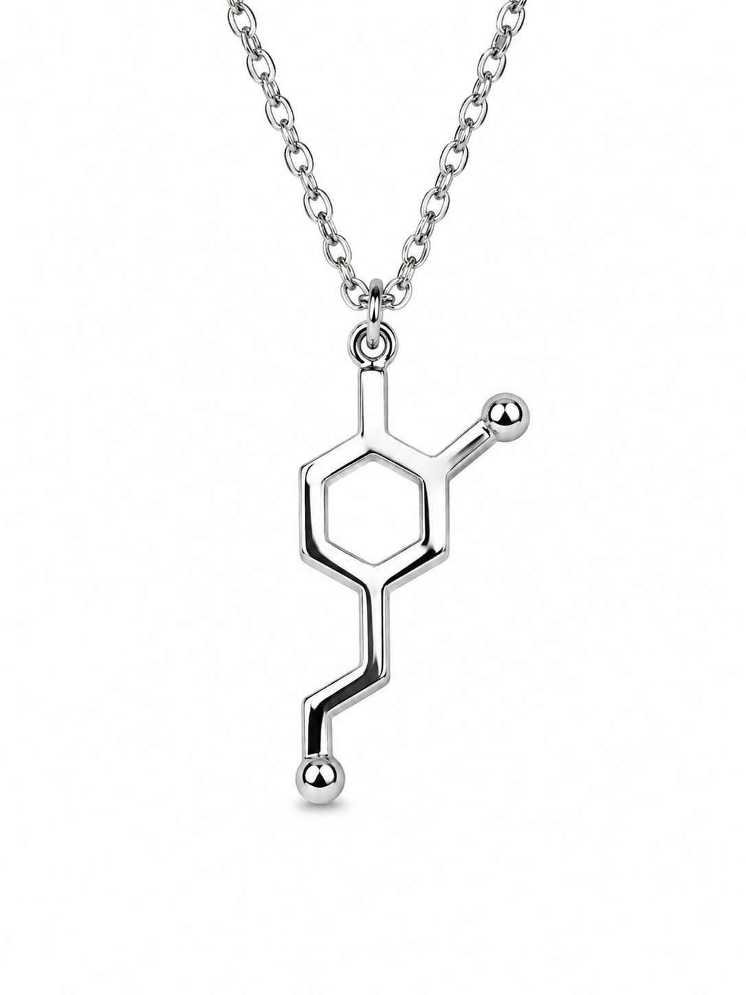Serotonin Molecule Necklace