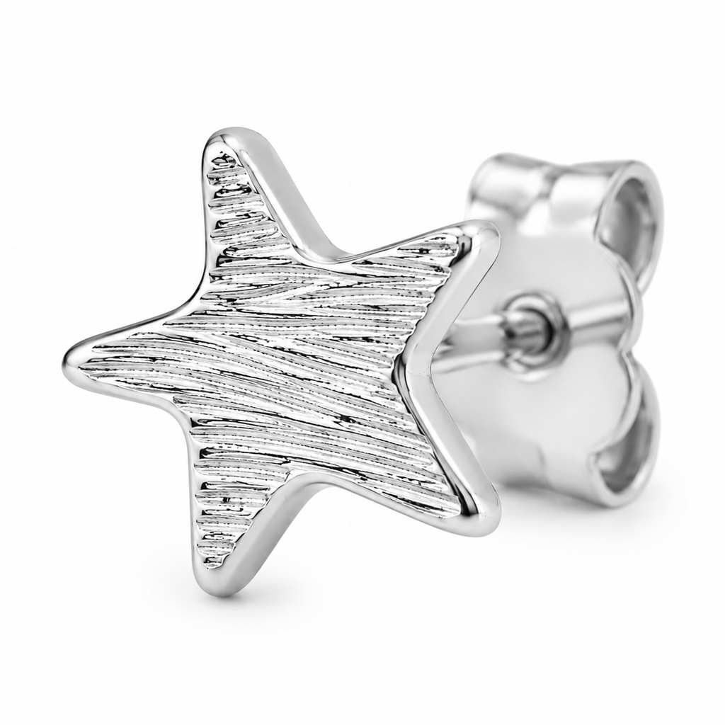 Star & Moon Stud Earrings