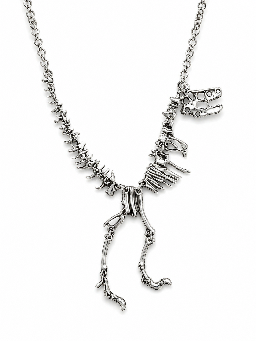 T-Rex Skeleton Necklace