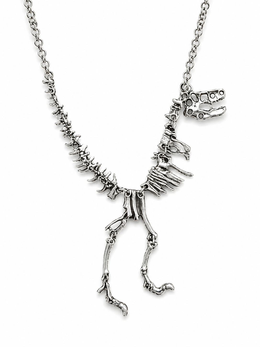 T-Rex Skeleton Necklace