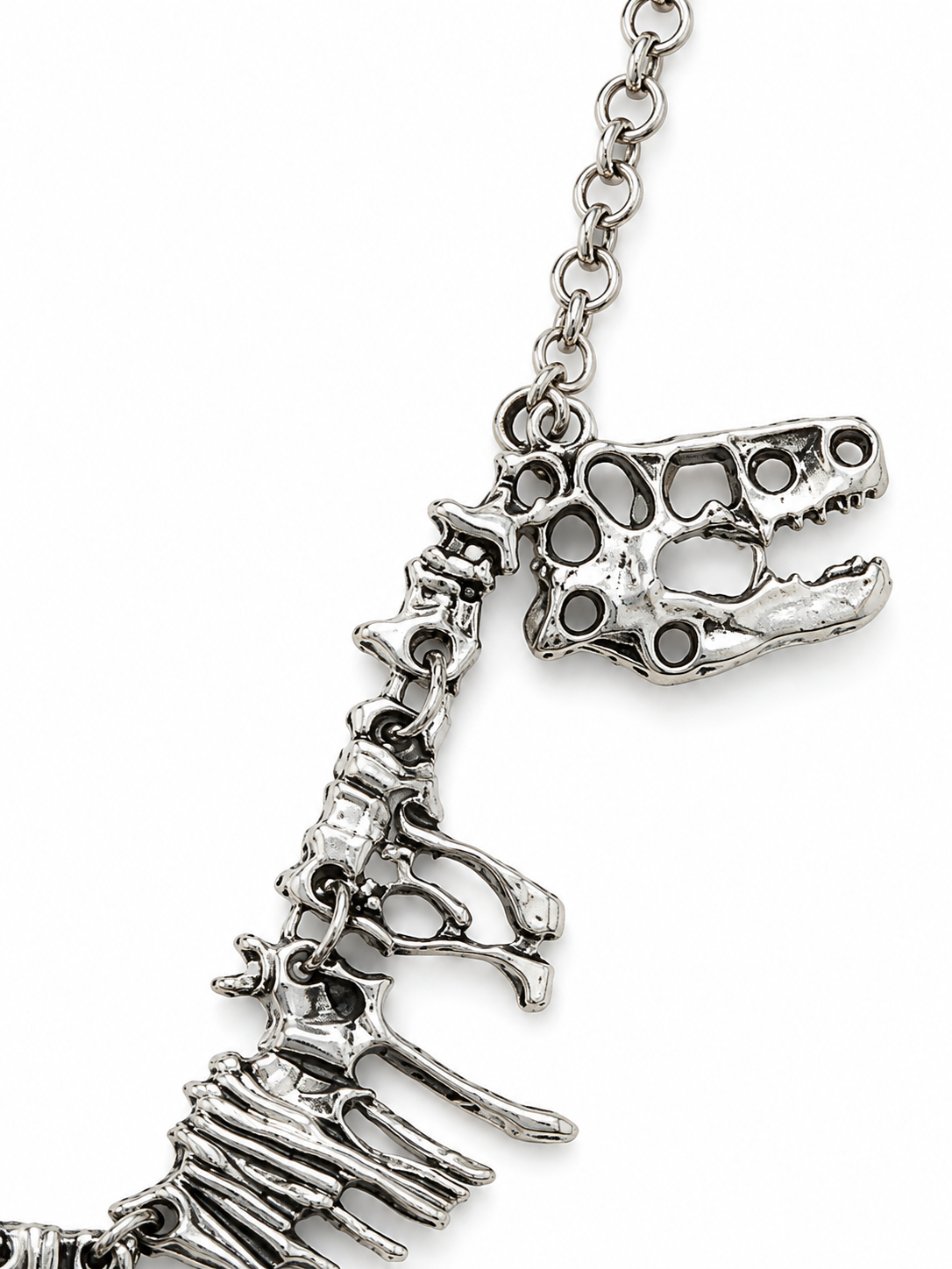 T-Rex Skeleton Necklace