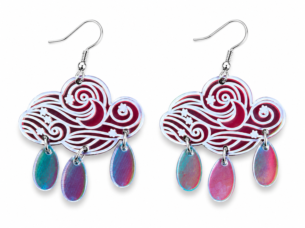 Rain Cloud Earrings