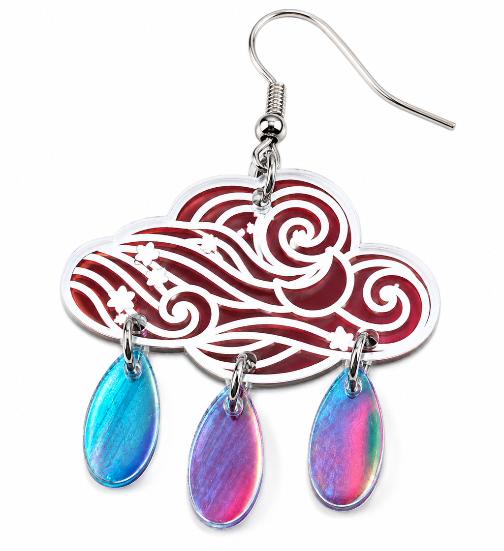 Rain Cloud Earrings