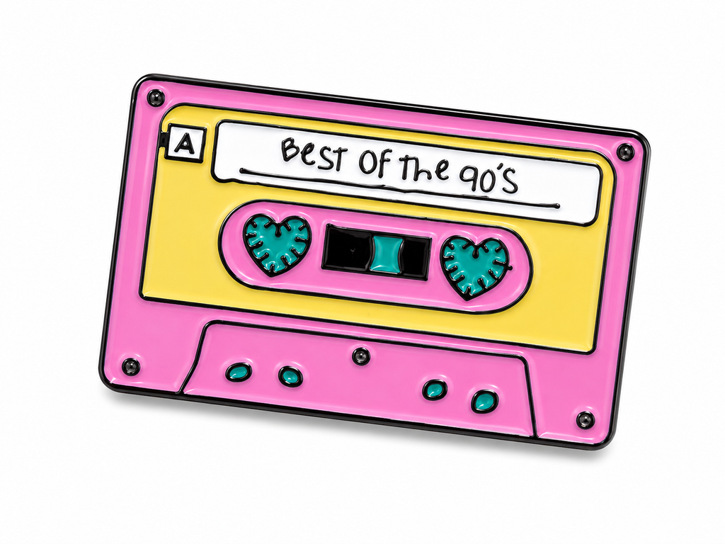 Tape Deck Enamel Pin