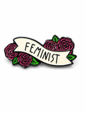 Feminist Banner Pin