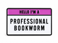 Professional Bookworm Pin