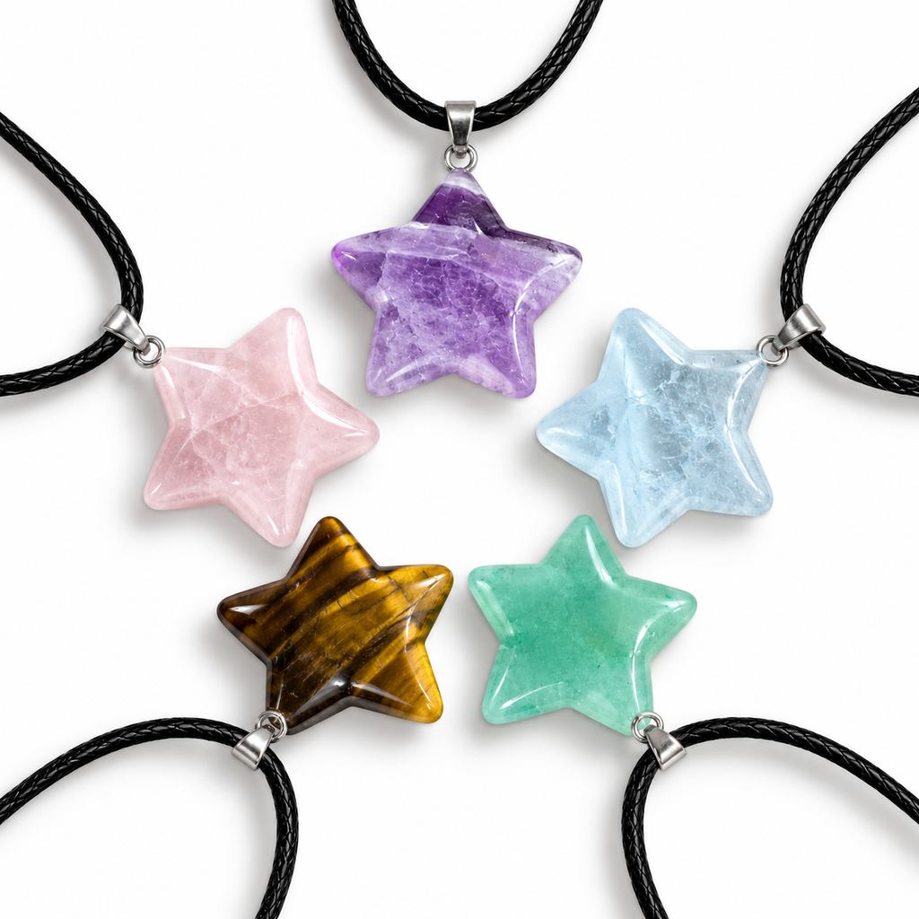 Gemstone Star Necklace