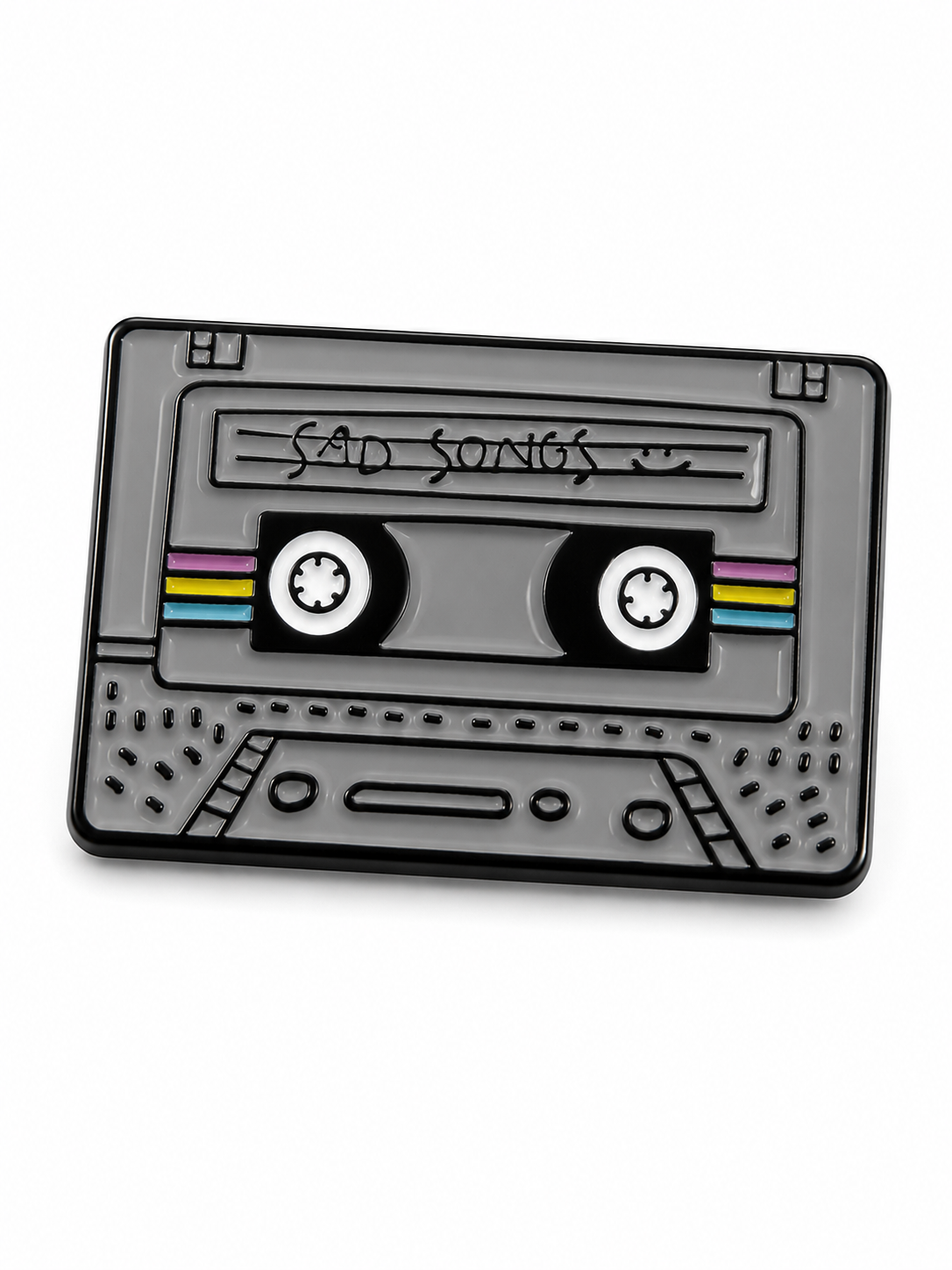 Sad Songs Tape Deck Enamel Pin